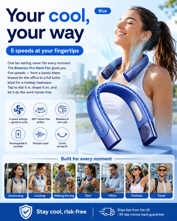 Breezios Pro Neck Fan